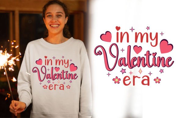 Download In MY VALENTINE ERA RETRO T-SIRT DESIGN - Premium Bundle