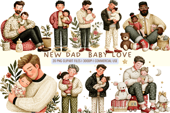 Download New Dad Baby Love Clipart - Love clipart Collection
