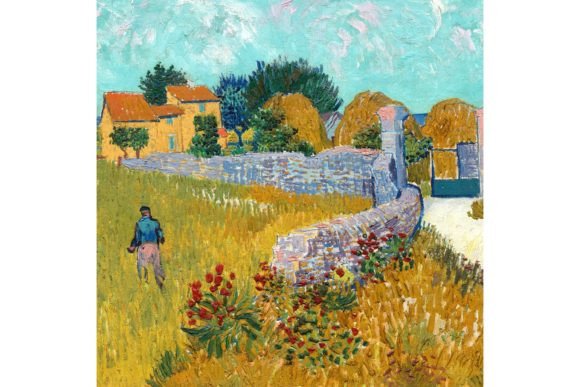 Download Farmhouse in Provence by V. Van Gogh - Provence Collection