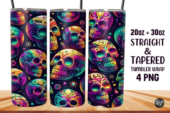 Download 3D Skulls Sublimation Skinny Tumbler 20o - Skinny tumbler Collection