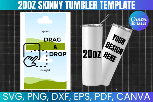 Download 20oz Skinny Tumbler Template - Skinny tumbler Collection