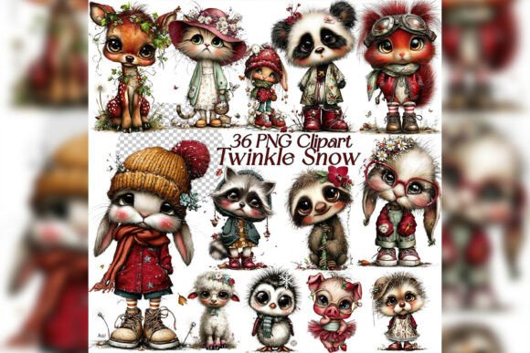 Download Whimsical Snow Holiday Love Clipart - Love clipart Collection